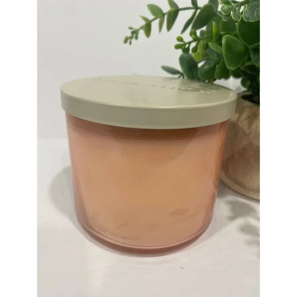 Bath & Body Works White Barn “Iced Dragonfruit Tea” New 3 Wick Candle